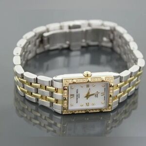 Raymond Weil Tango(5971)Women's Rectangular Case Mother of Pearl & Diamond Watch